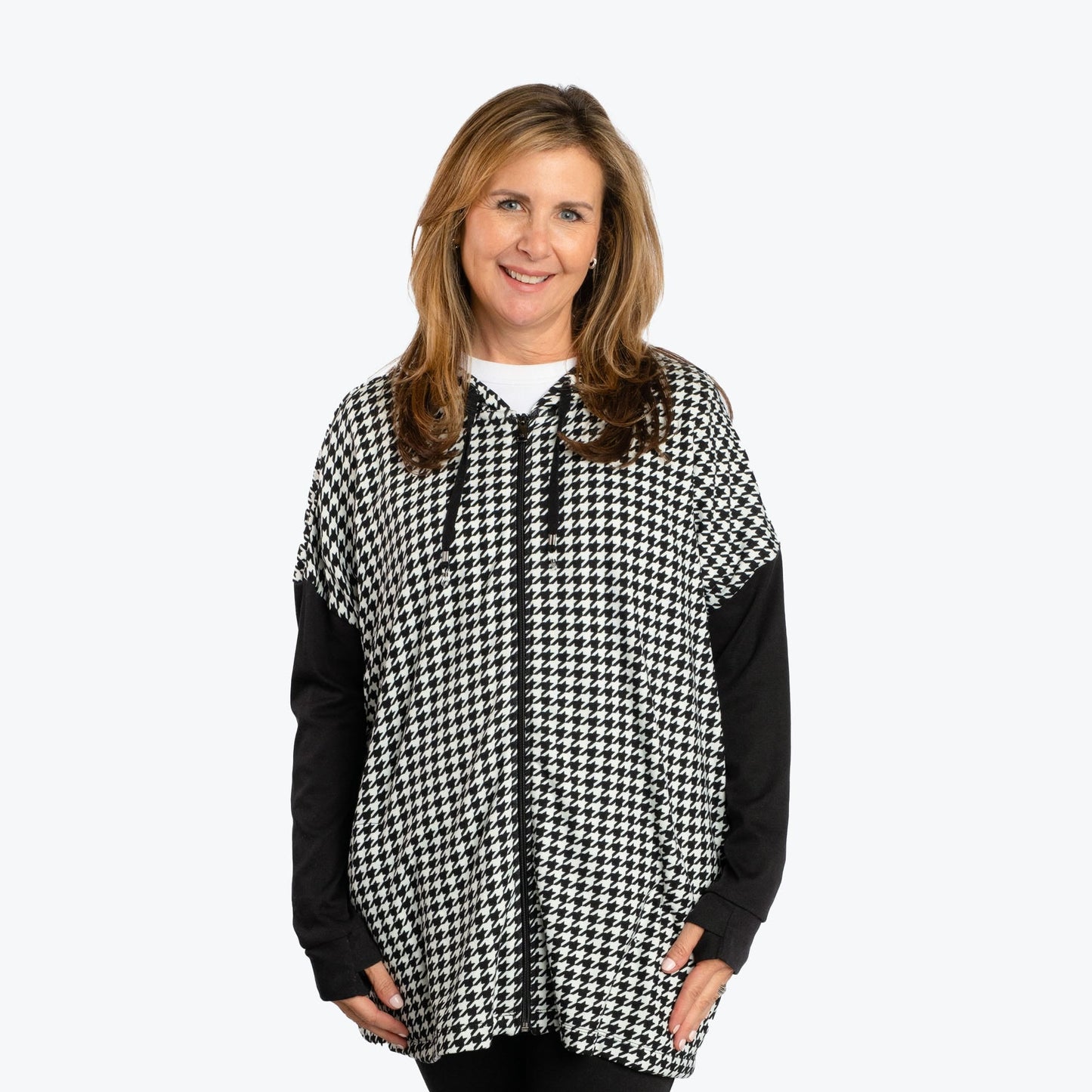 Bolero Brushed Sweater Knit Zip-Up *Final Sale**