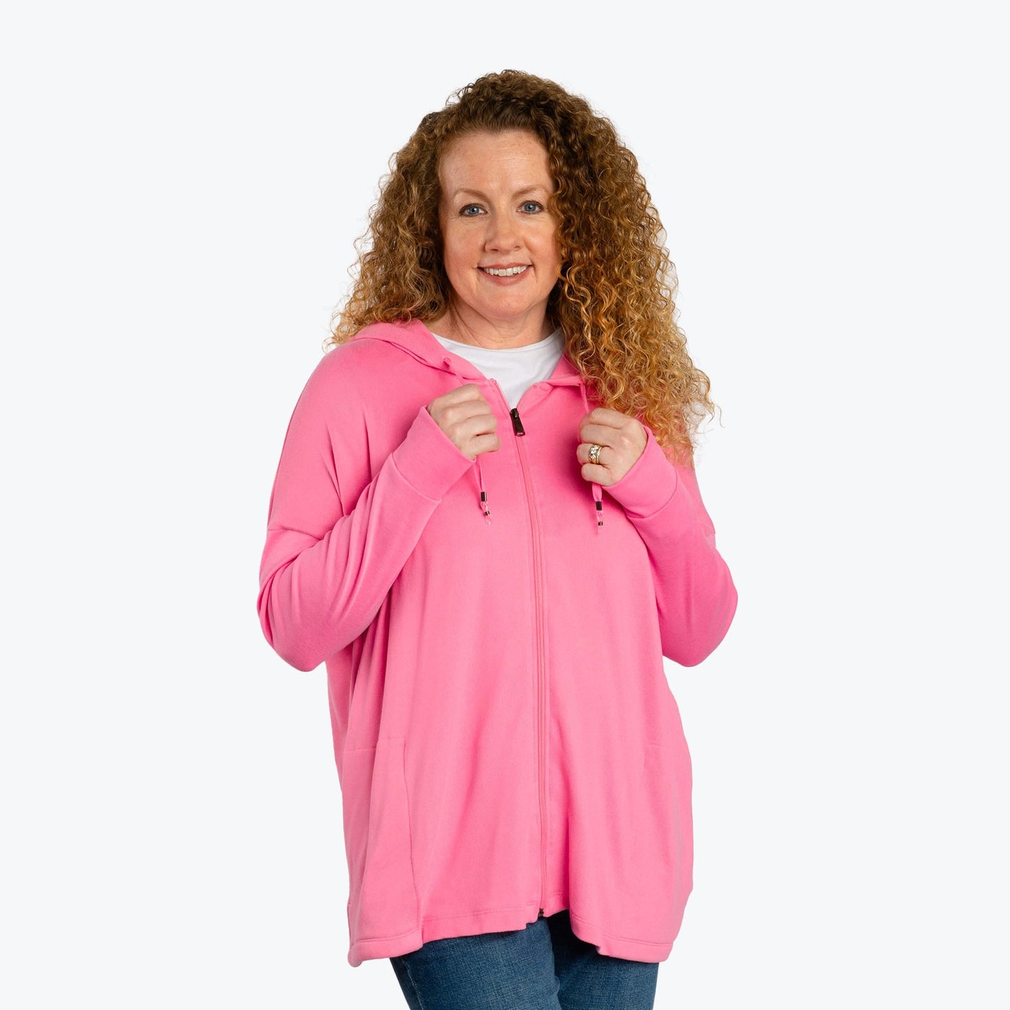 Bolero Brushed Sweater Knit Zip-Up *Final Sale**