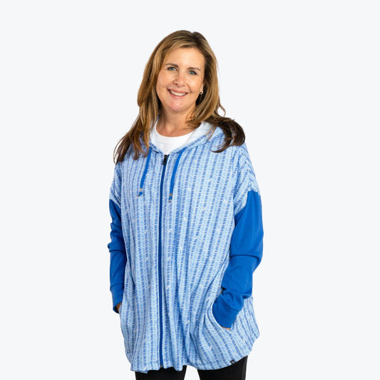 Bolero Brushed Sweater Knit Zip-Up *Final Sale**