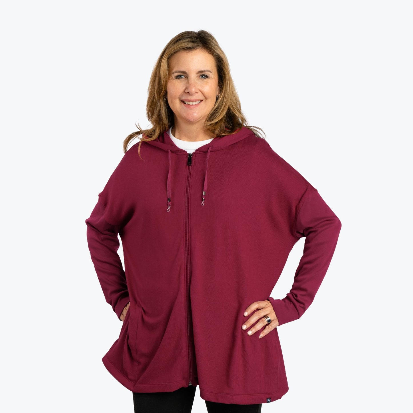 Bolero Brushed Sweater Knit Zip-Up *Final Sale**
