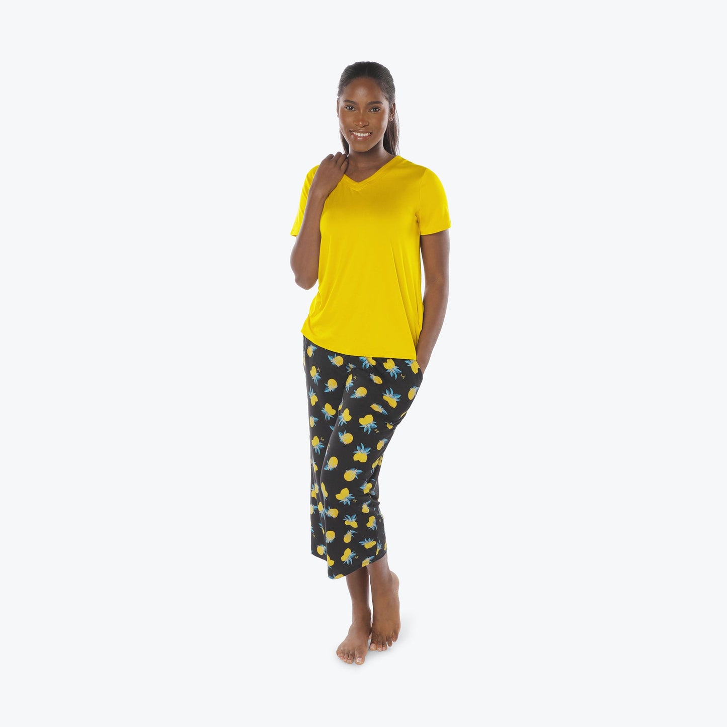Boomerang Relaxed Tee & Cropped Pants Set *Final Sale**