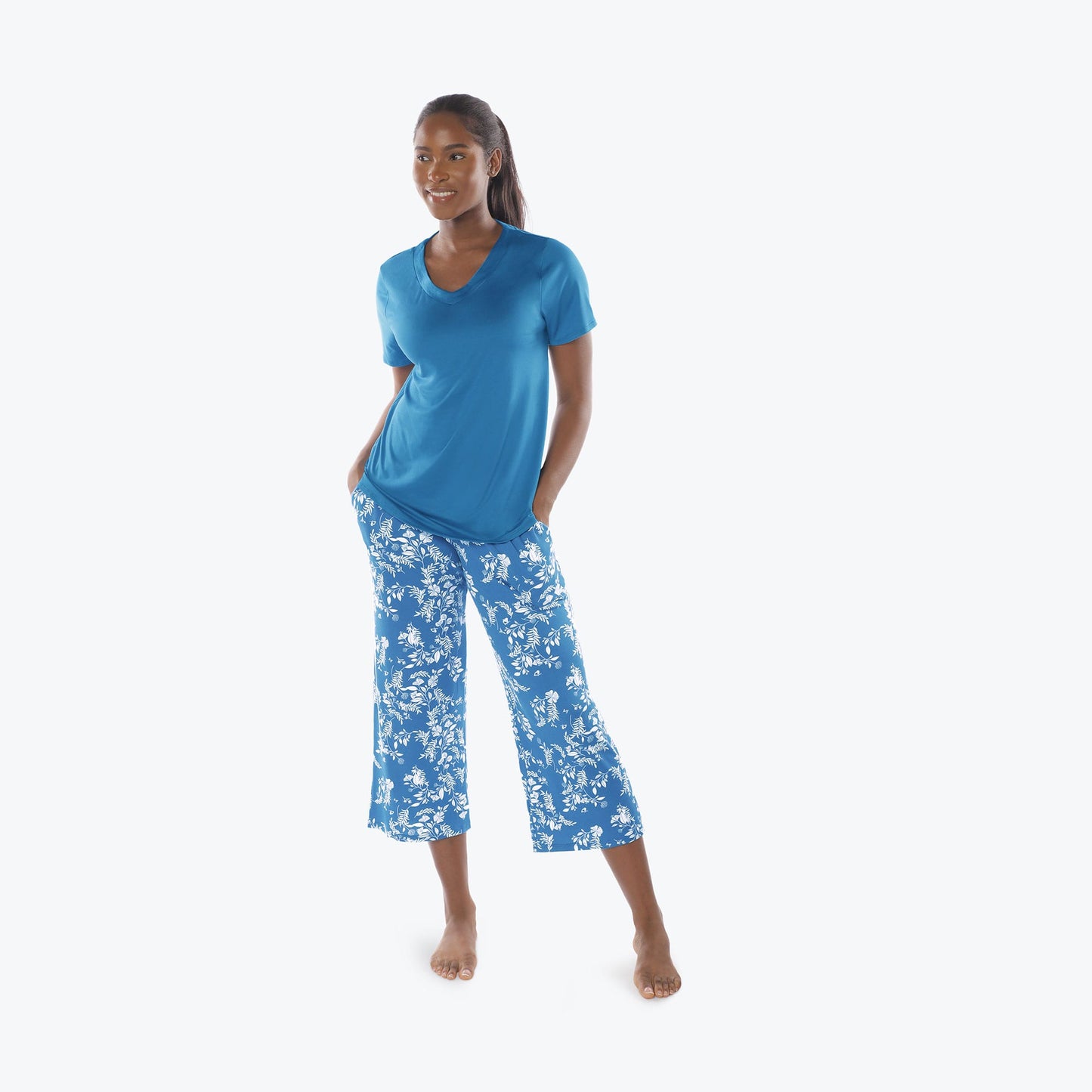Boomerang Relaxed Tee & Cropped Pants Set *Final Sale**