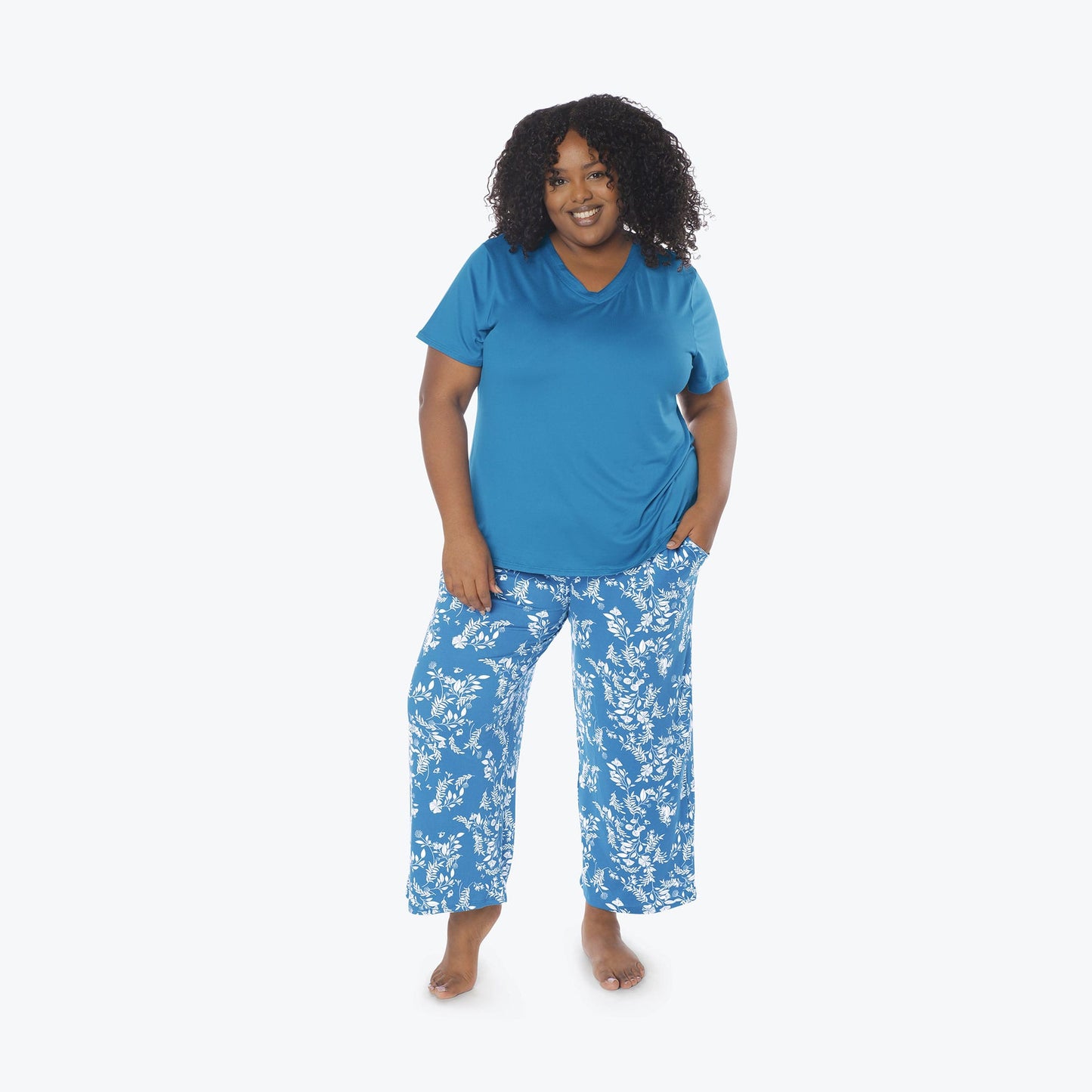 Boomerang Relaxed Tee & Cropped Pants Set *Final Sale**