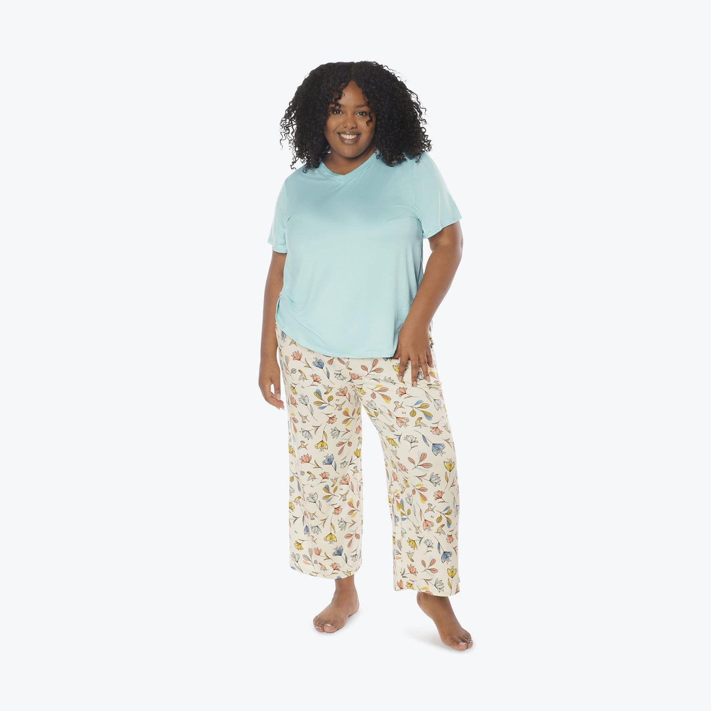 Boomerang Relaxed Tee & Cropped Pants Set *Final Sale**