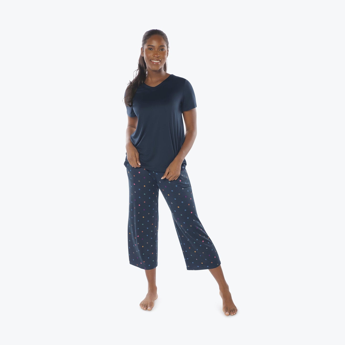 Boomerang Relaxed Tee & Cropped Pants Set *Final Sale**