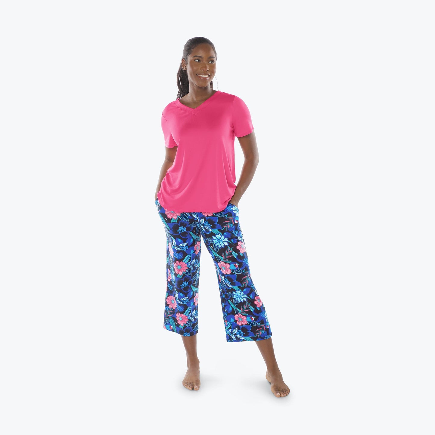 Boomerang Relaxed Tee & Cropped Pants Set *Final Sale**