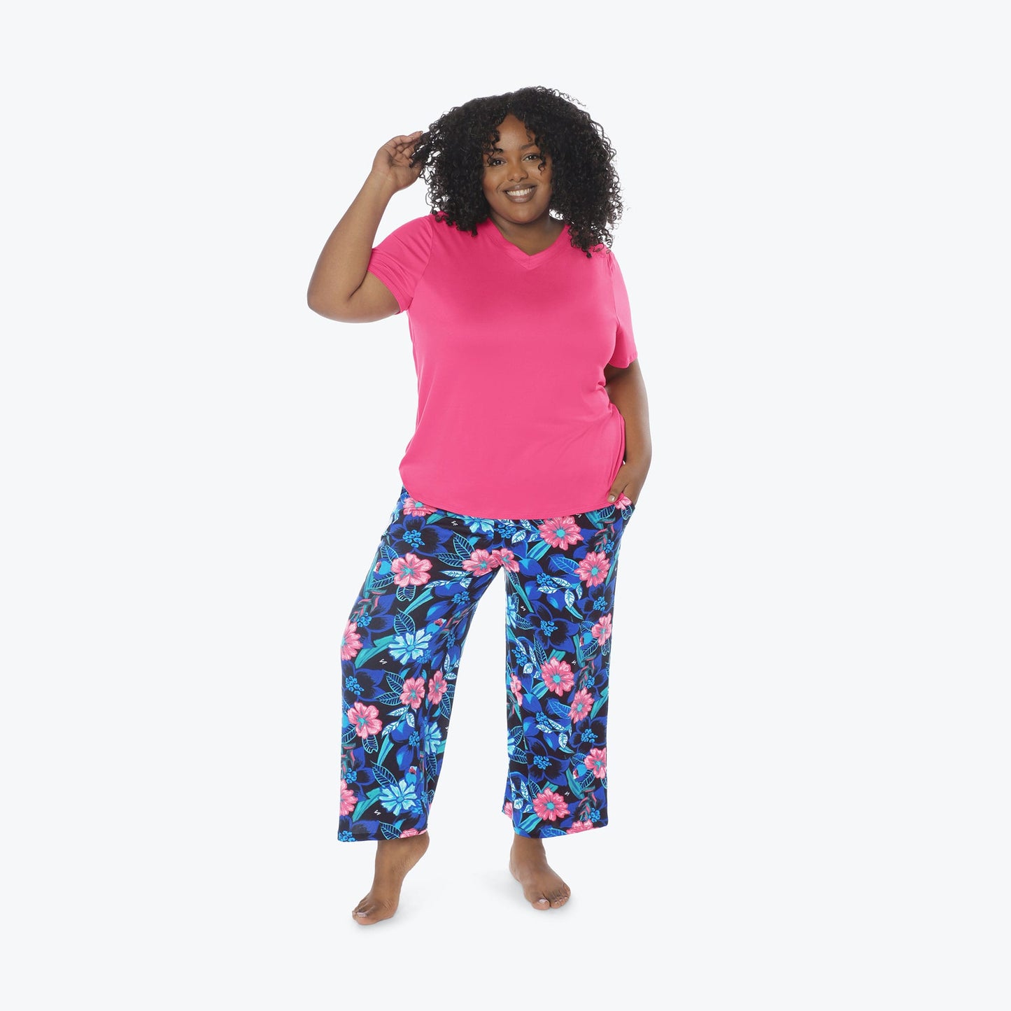 Boomerang Relaxed Tee & Cropped Pants Set *Final Sale**
