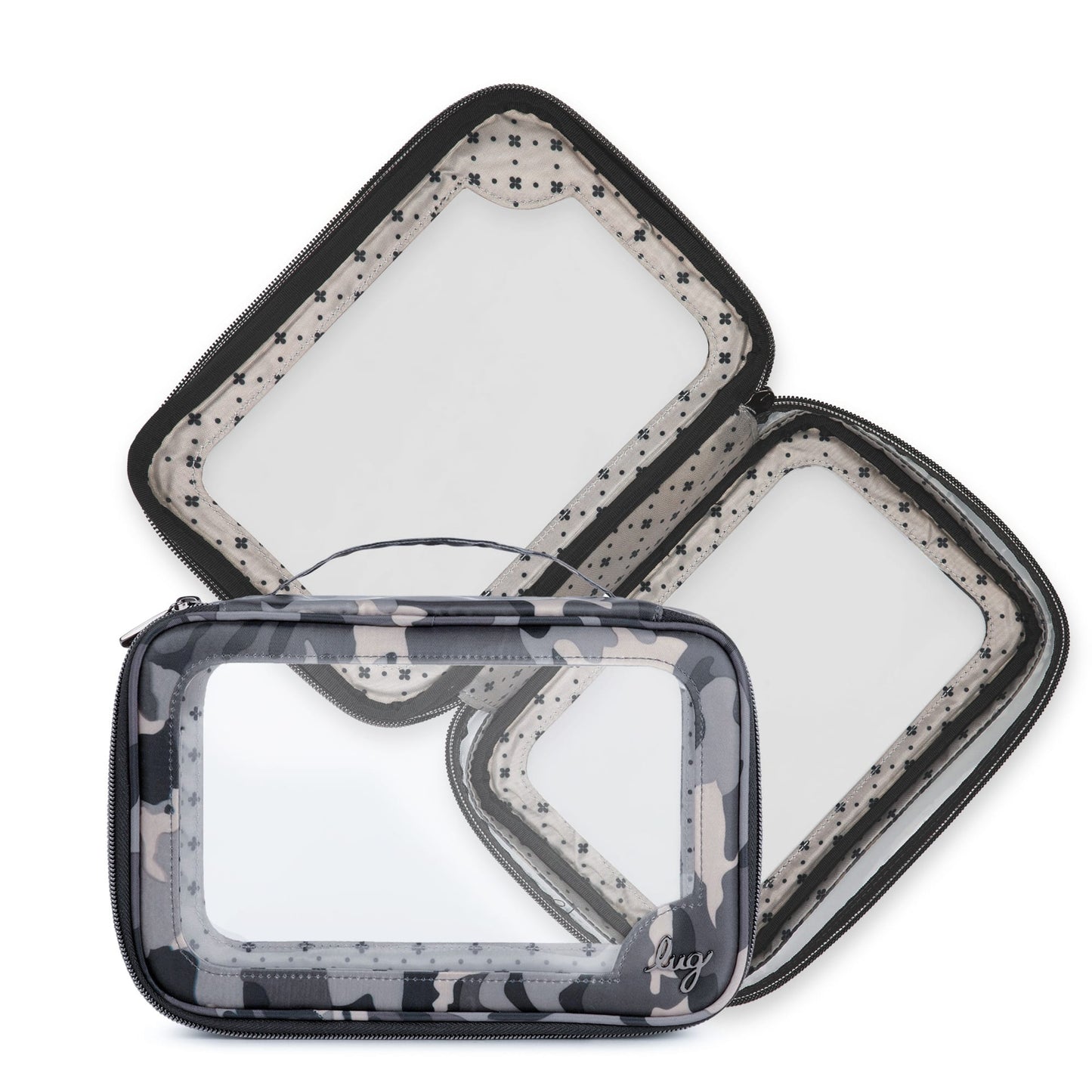 Clear Zip Storage Pouch 2pc Bundle *Final Sale*