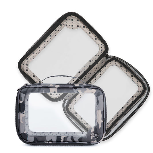 Clear Zip Storage Pouch 2pc Bundle *Final Sale*
