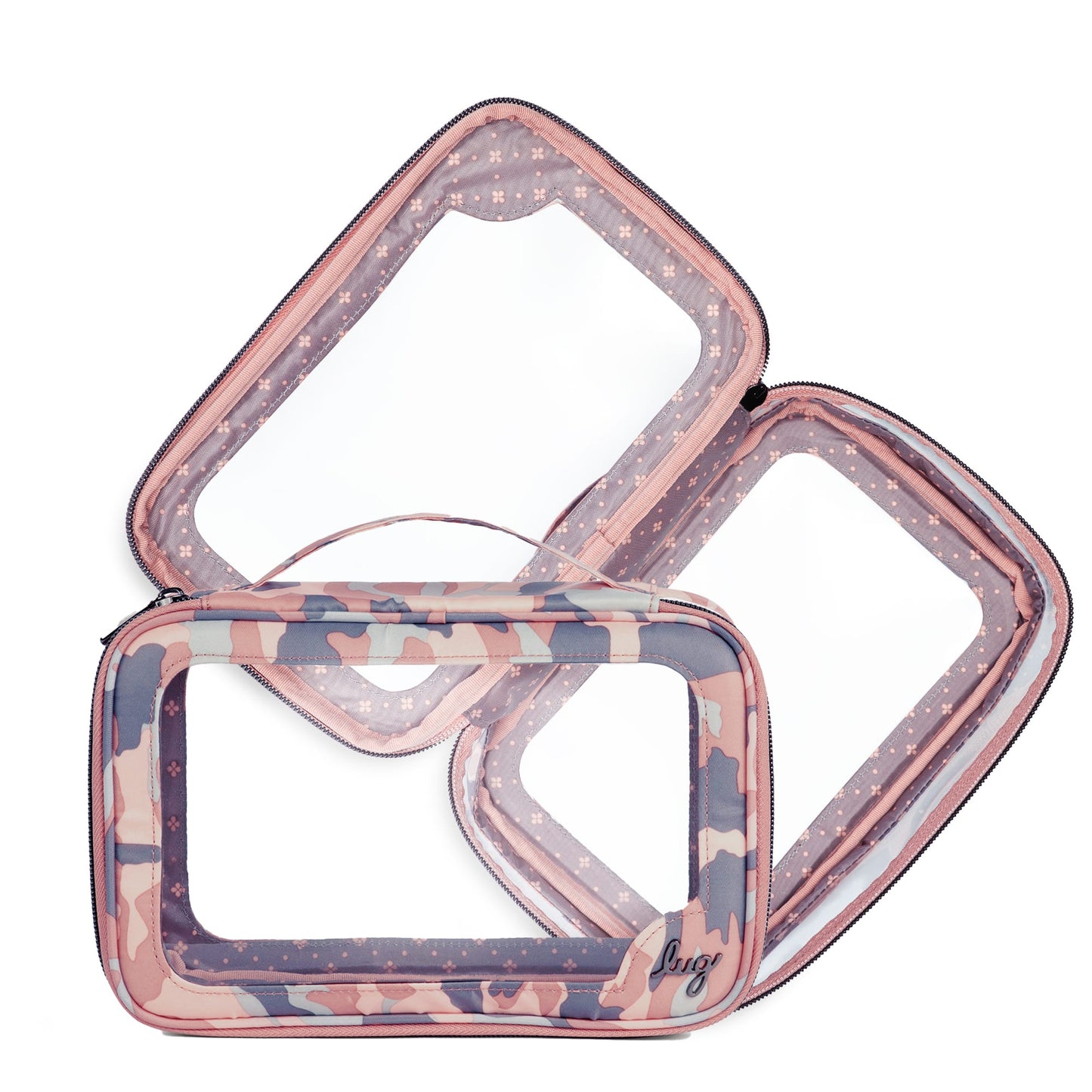 Clear Zip Storage Pouch 2pc Bundle *Final Sale*