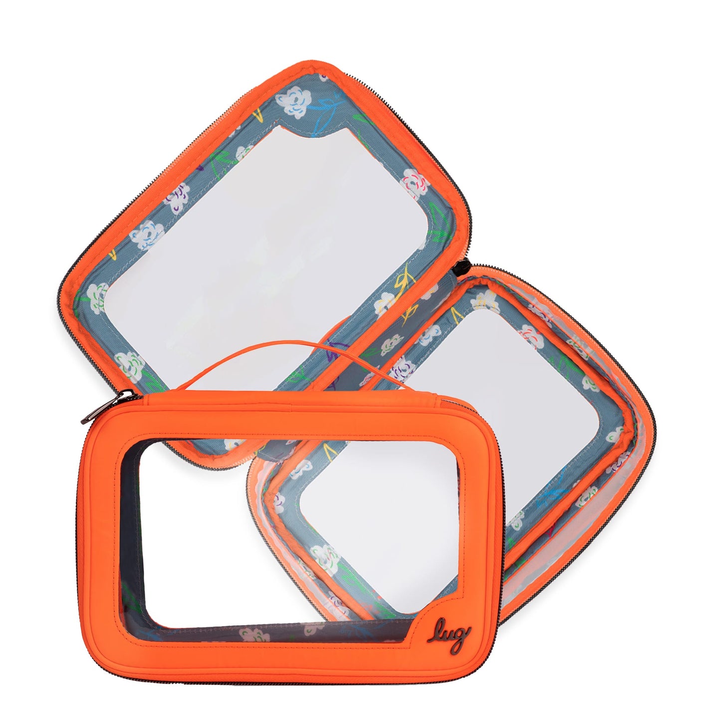 Clear Zip Storage Pouch 2pc Bundle *Final Sale*