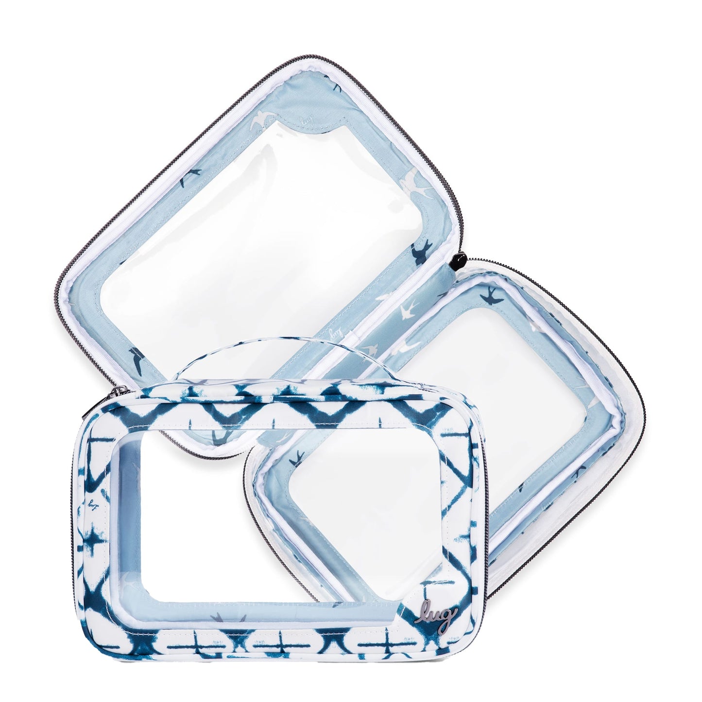 Clear Zip Storage Pouch 2pc Bundle *Final Sale*