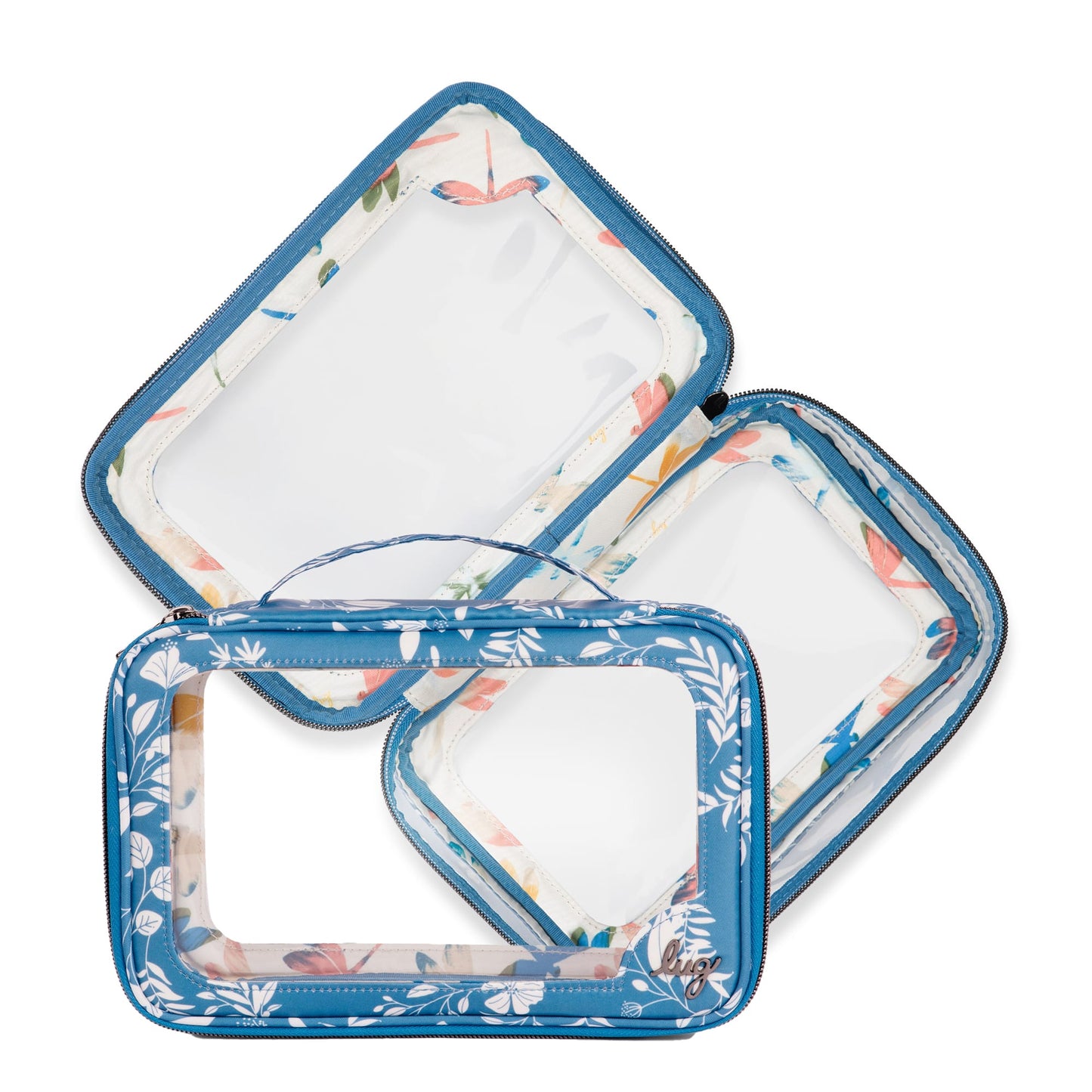 Clear Zip Storage Pouch 2pc Bundle *Final Sale*