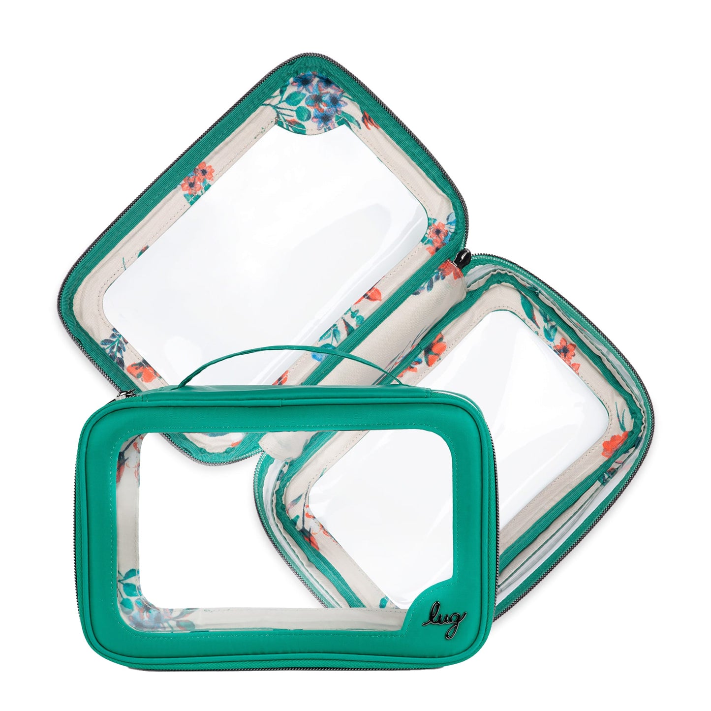 Clear Zip Storage Pouch 2pc Bundle *Final Sale*