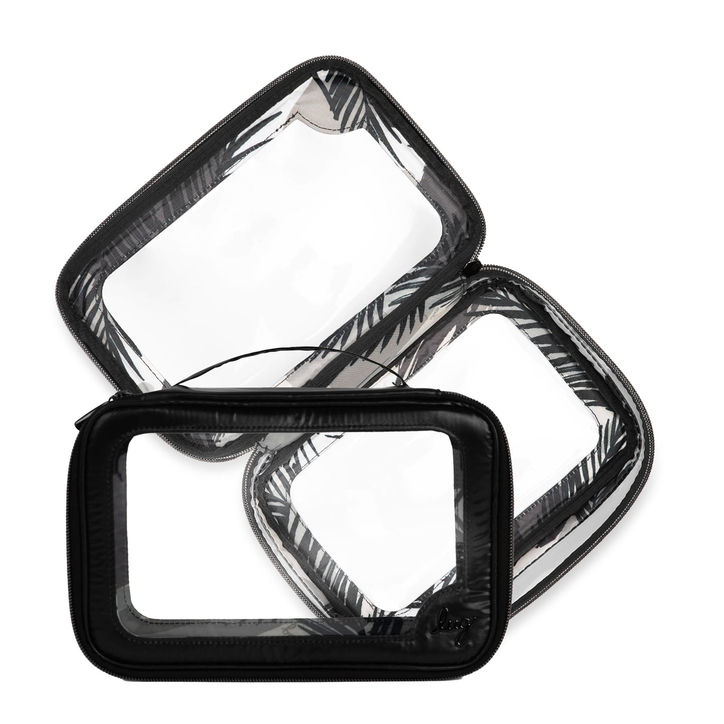 Clear Zip Storage Pouch 2pc Bundle *Final Sale*