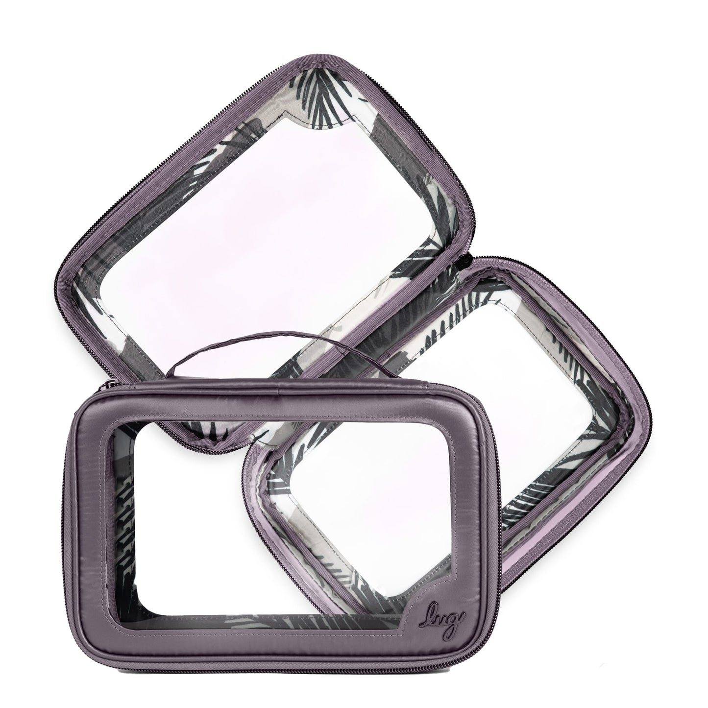 Clear Zip Storage Pouch 2pc Bundle *Final Sale*