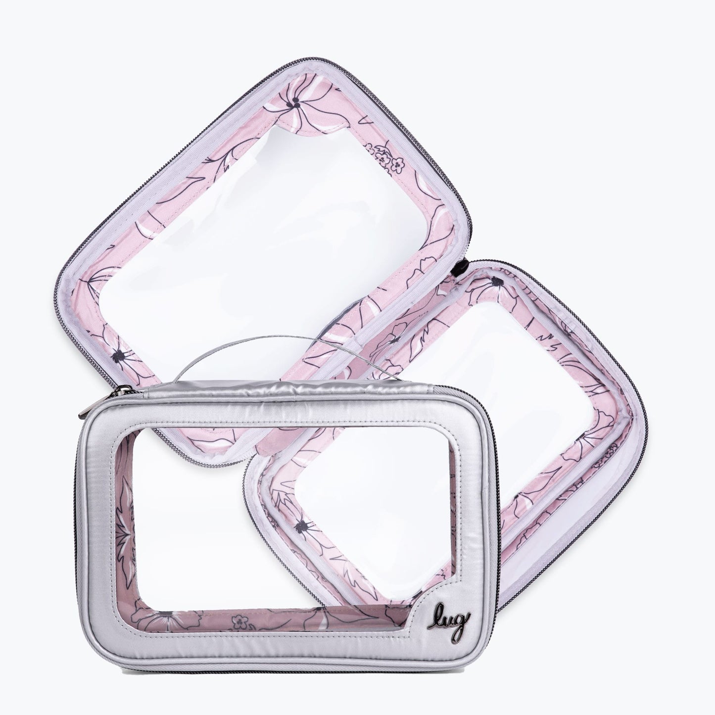 Clear Zip Storage Pouch 2pc Bundle *Final Sale*