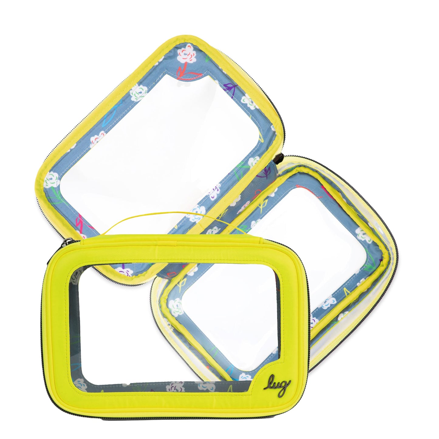 Clear Zip Storage Pouch 2pc Bundle *Final Sale*