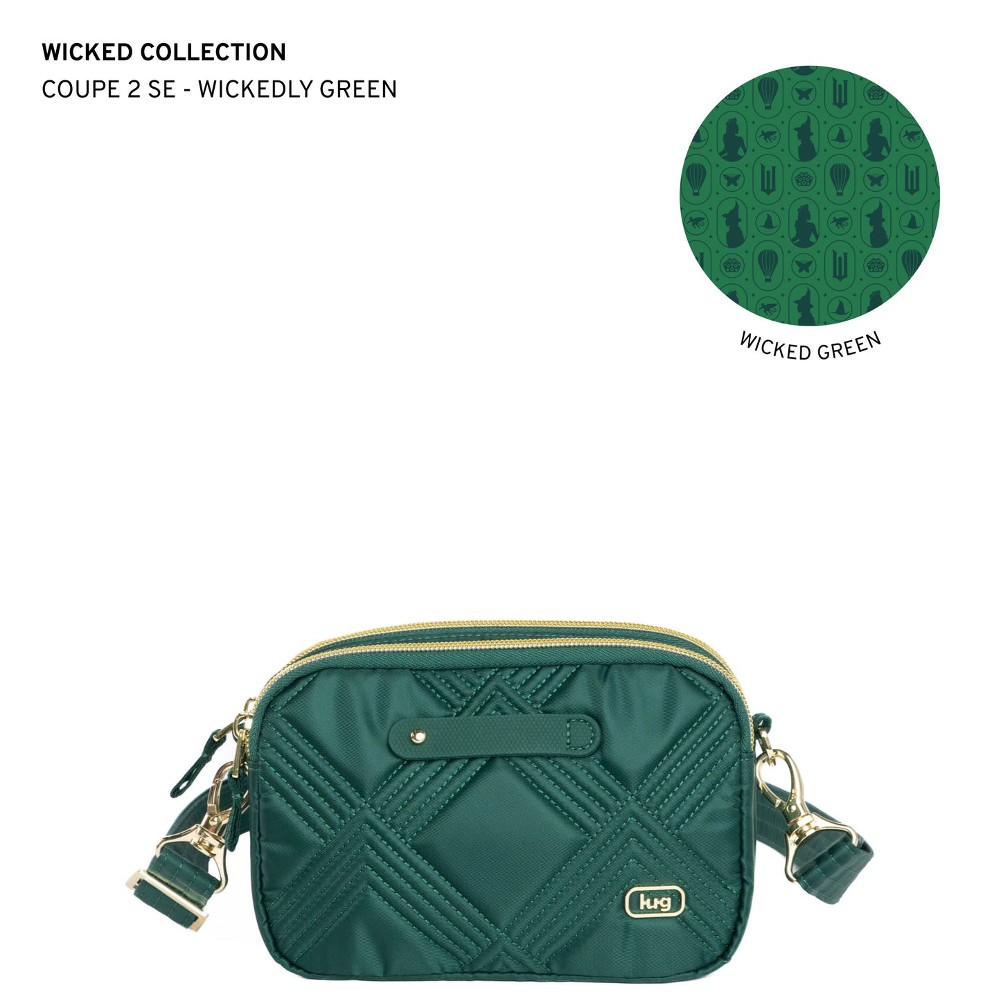 Wicked x Lug Coupe 2 SE Convertible Crossbody Bag *Final Sale*