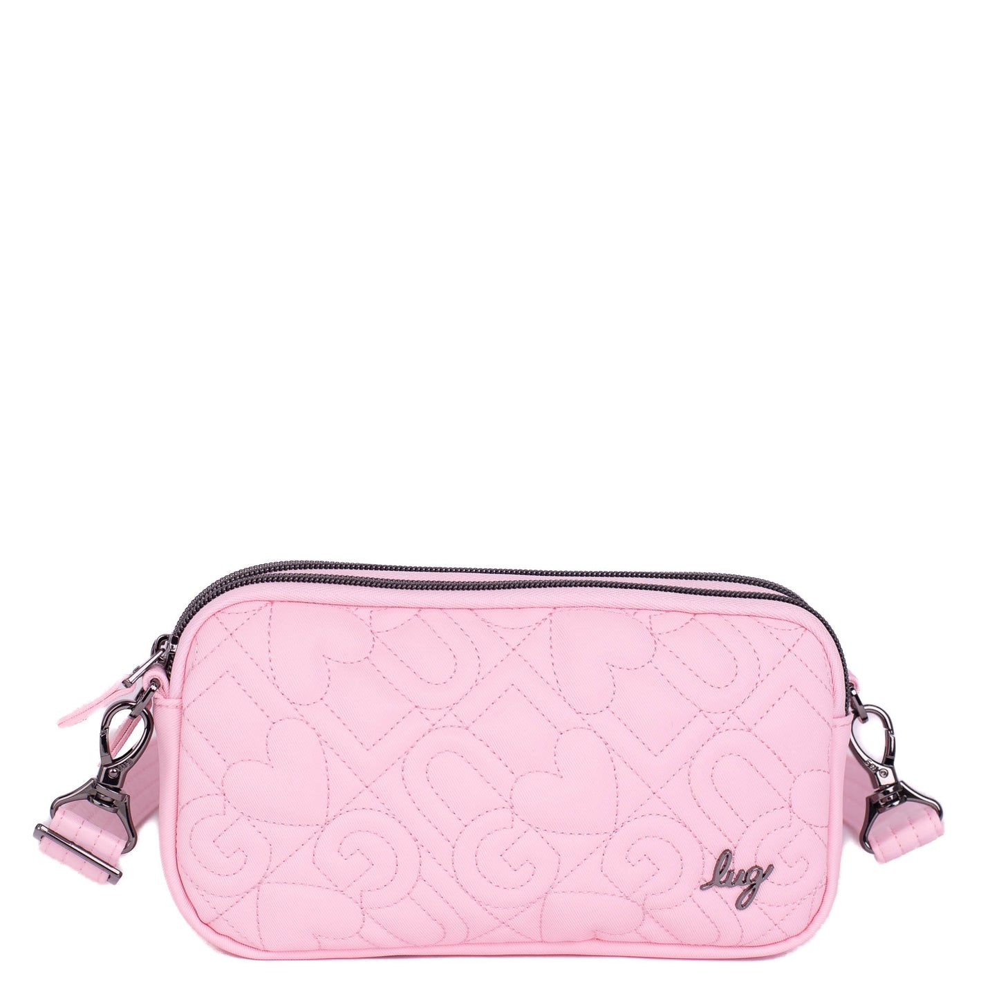 Coupe XL Love Satin Luxe Convertible Crossbody Bag *Final Sale*