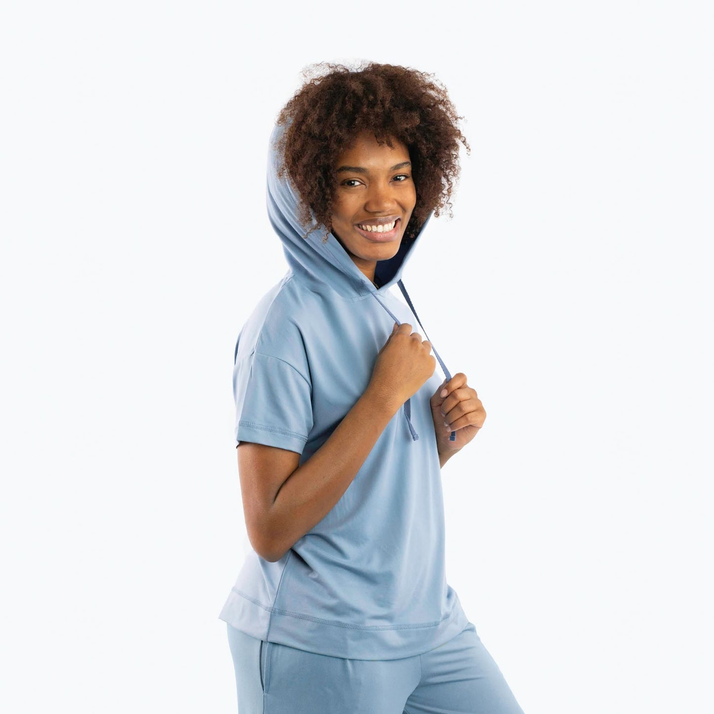 Coupe Hooded Top Short Sleeve *Final Sale*