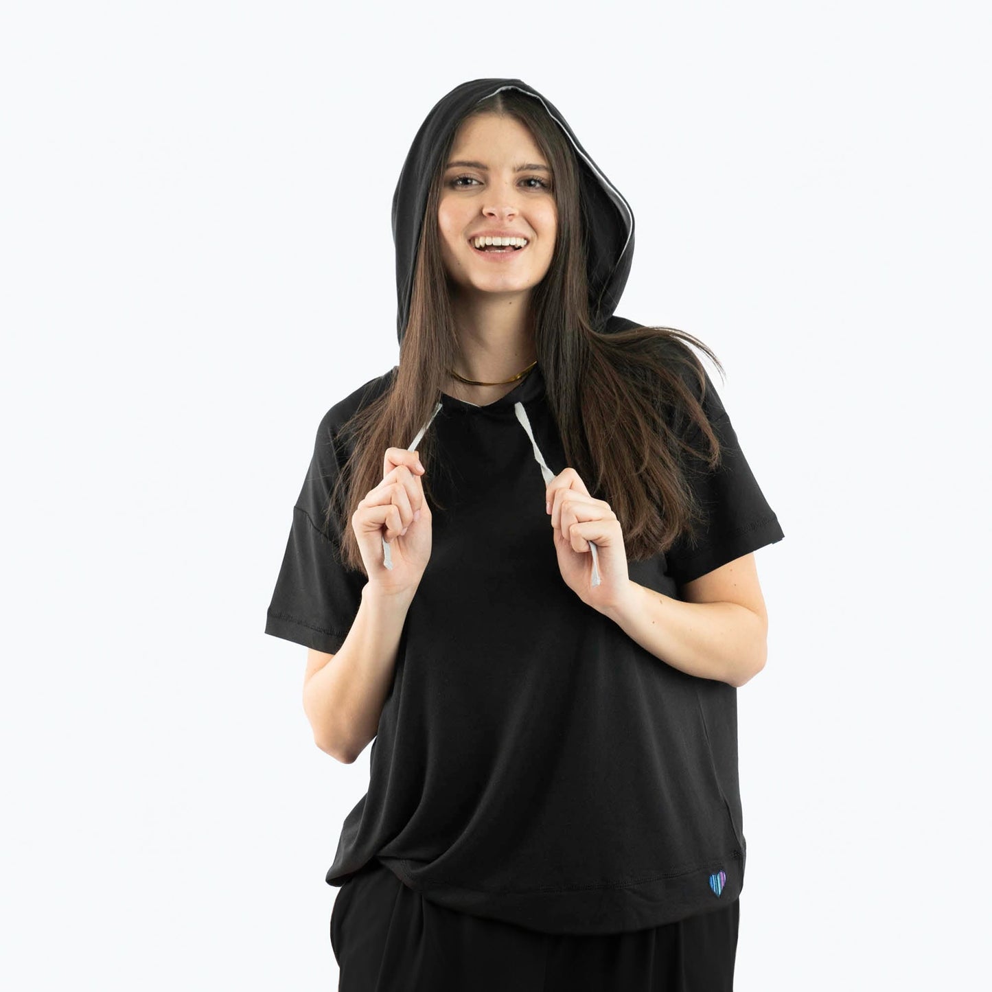 Coupe Hooded Top Short Sleeve *Final Sale*