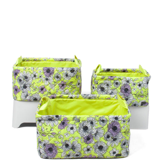 Crescendo 3pc Reversible Storage Bins *Final Sale*