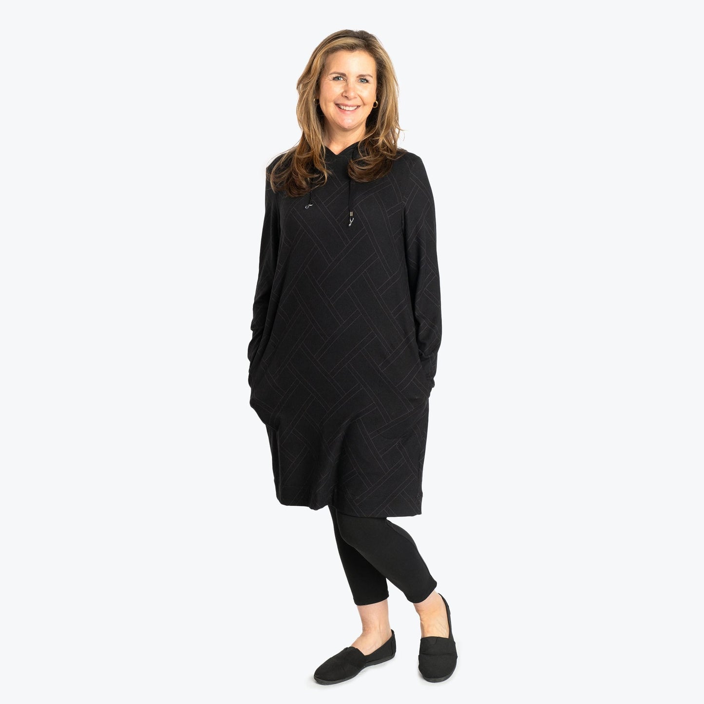 Dilly Dally Brushed Sweater Knit Lounge Dress *Final Sale**