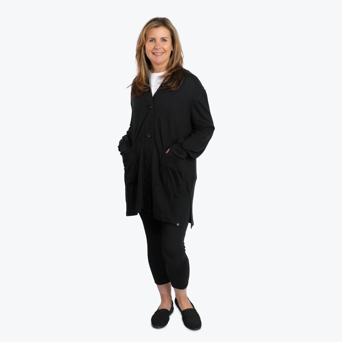 Dolly Brushed Sweater Knit Button Front Cardigan *Final Sale*