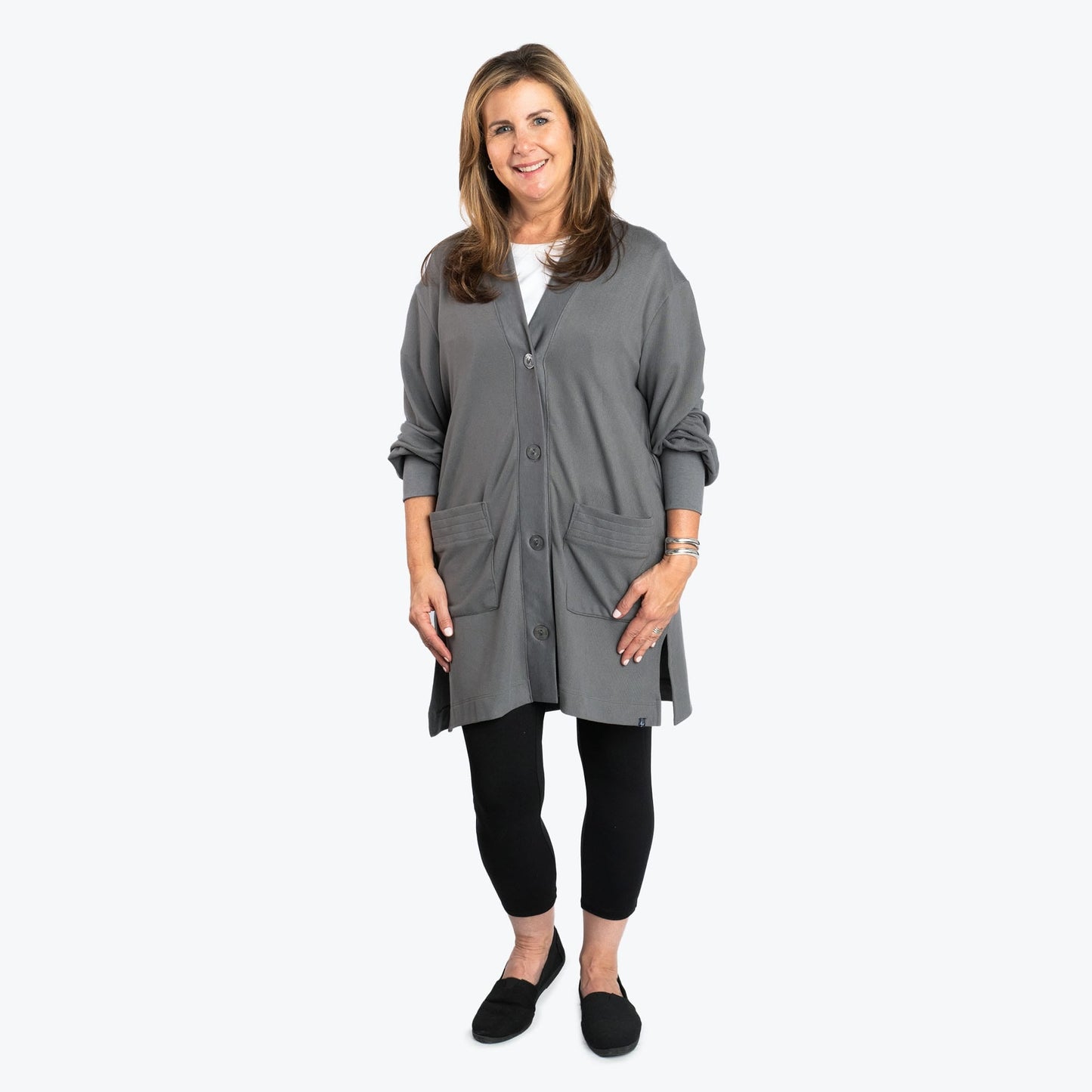 Dolly Brushed Sweater Knit Button Front Cardigan *Final Sale*