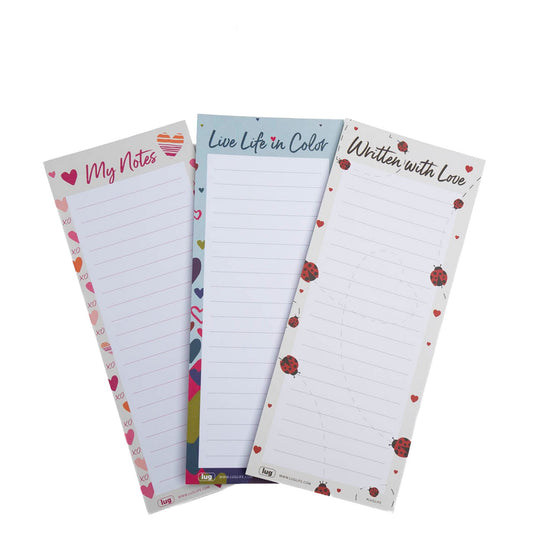 Doodle Notepad 3pk - 4.5" x 11" *Final Sale*