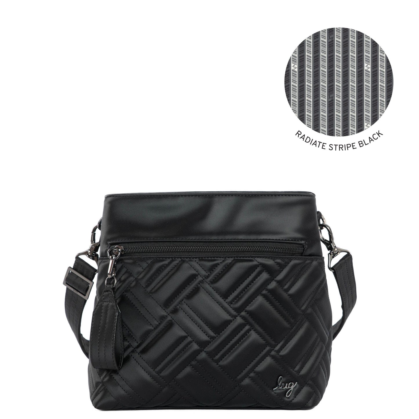 Double Dip Satin Luxe VL Crossbody Bag *Final Sale*