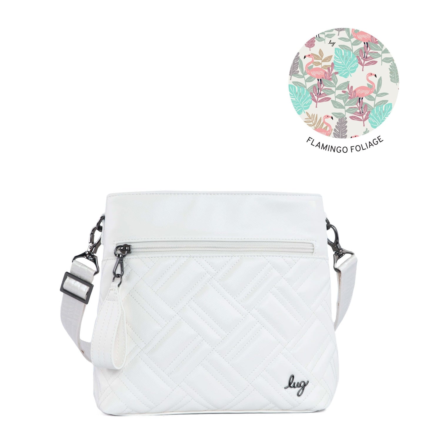 Double Dip Satin Luxe VL Crossbody Bag *Final Sale*