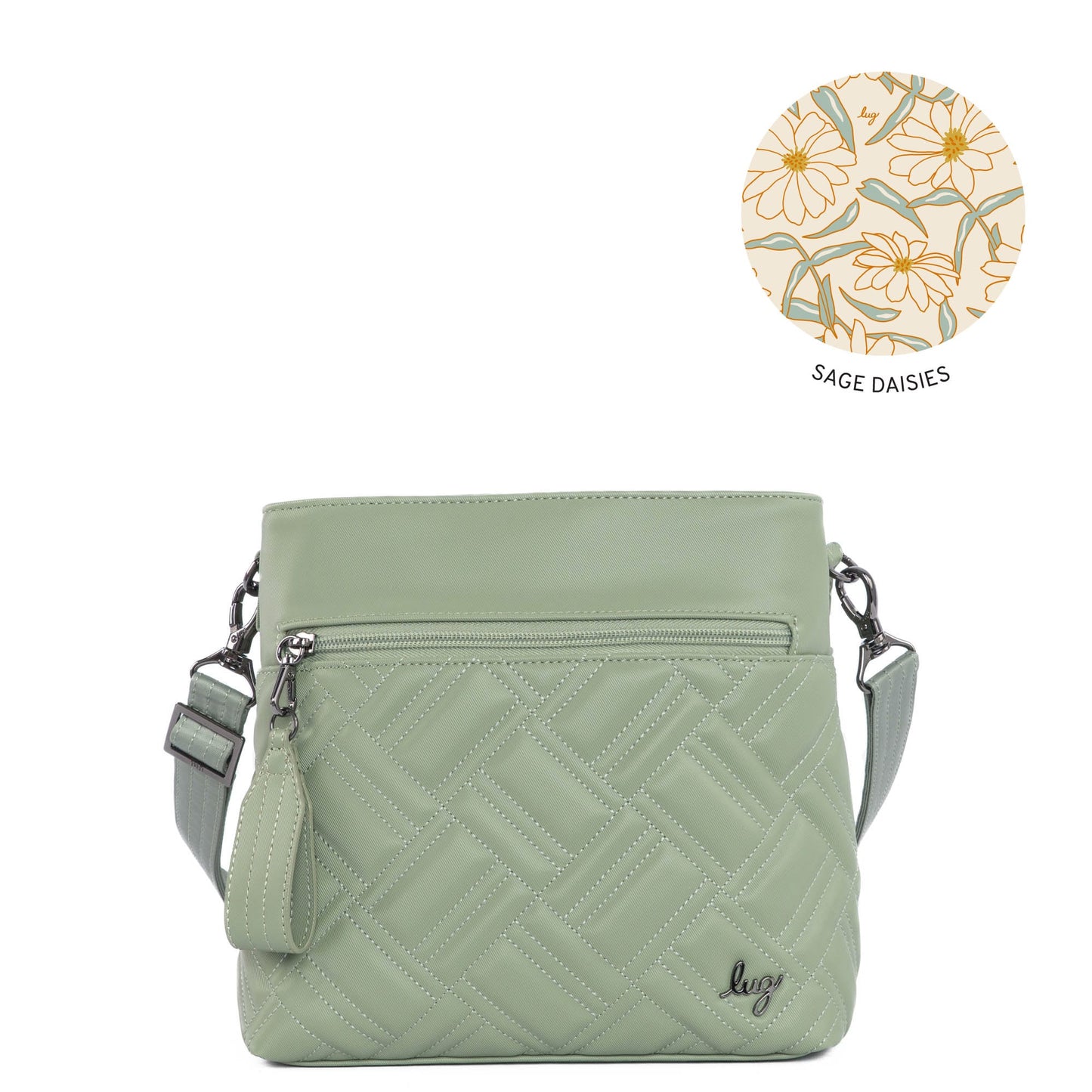 Double Dip Satin Luxe VL Crossbody Bag *Final Sale*