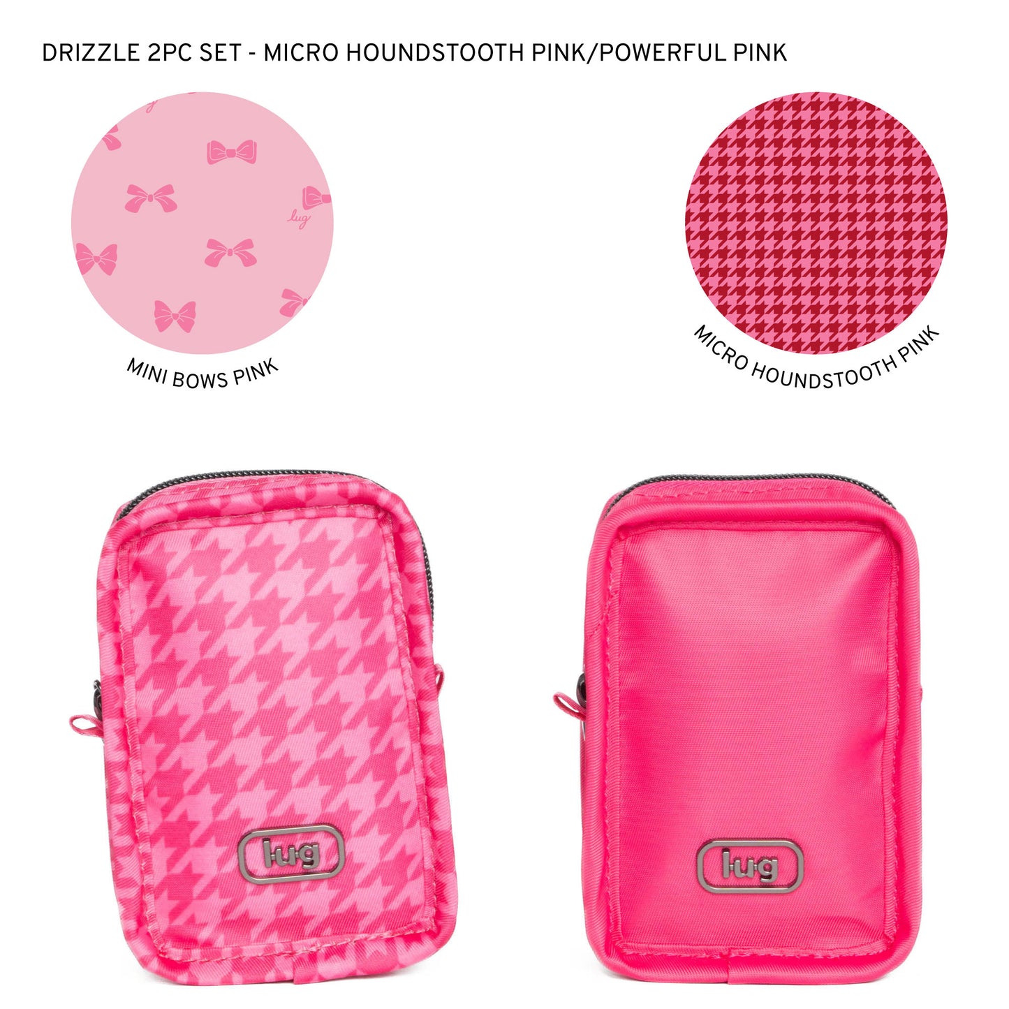 Drizzle Mini Zip Storage Pouch - 2pc Set