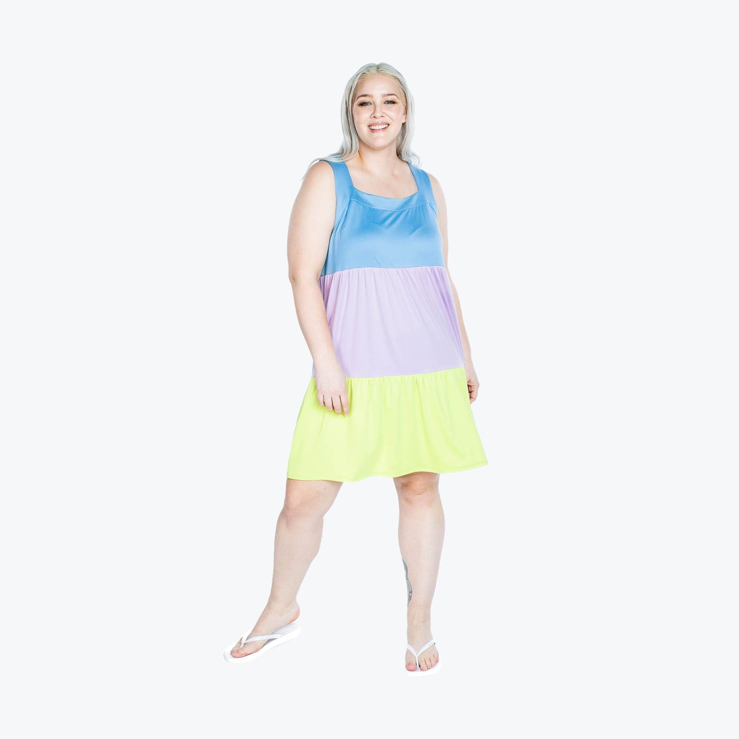 Flare Colorblock Dress *Final Sale**