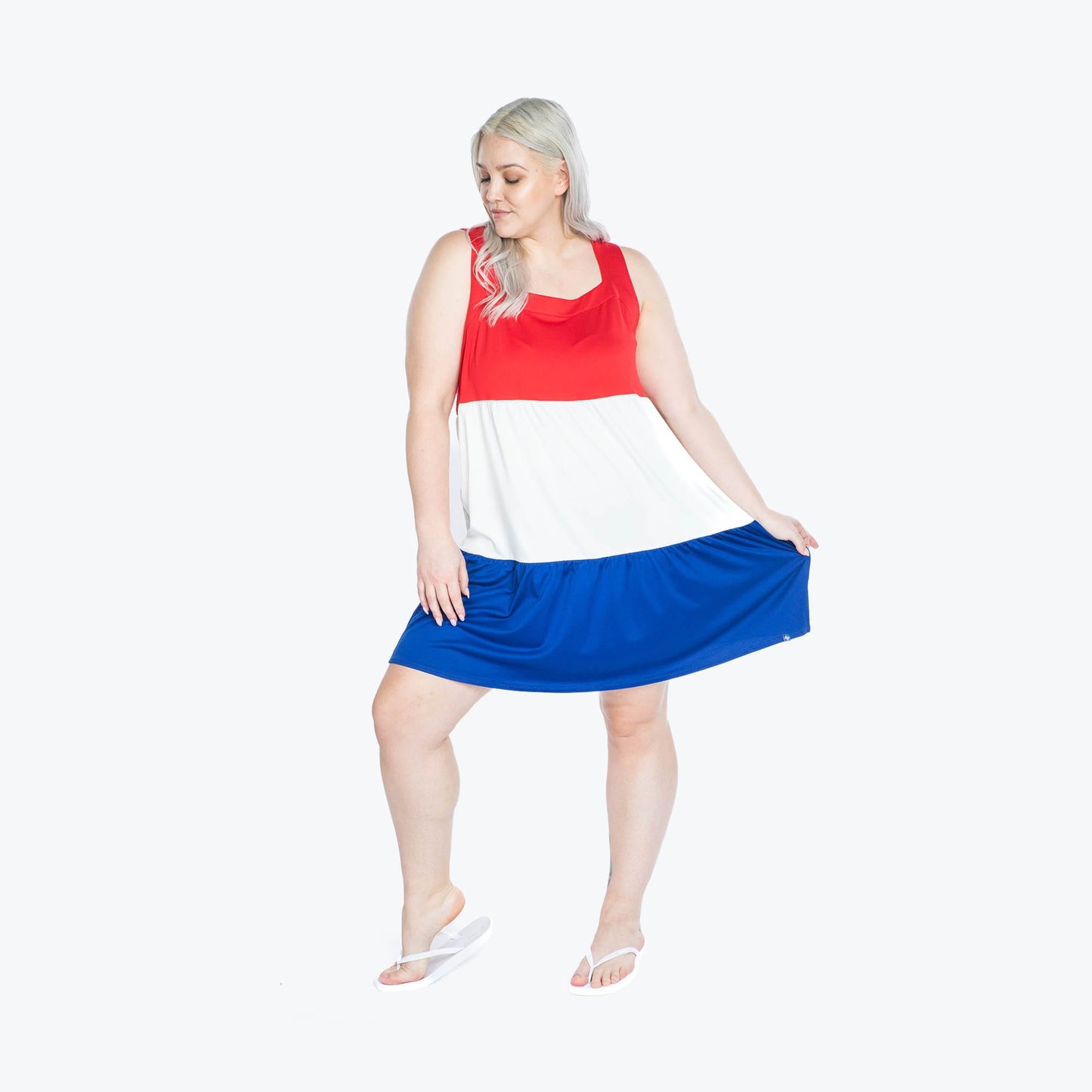 Flare Colorblock Dress *Final Sale**