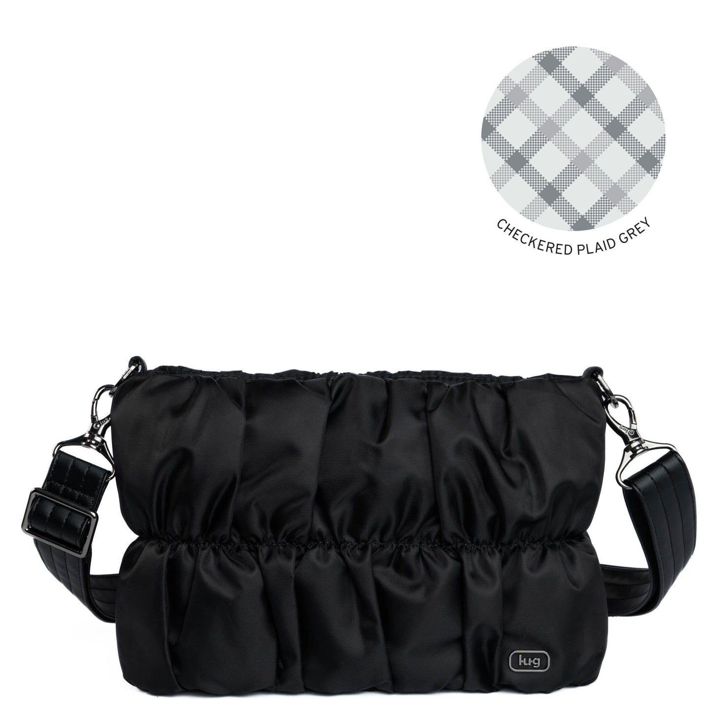 Flounce Ruched Crossbody Bag *Final Sale*