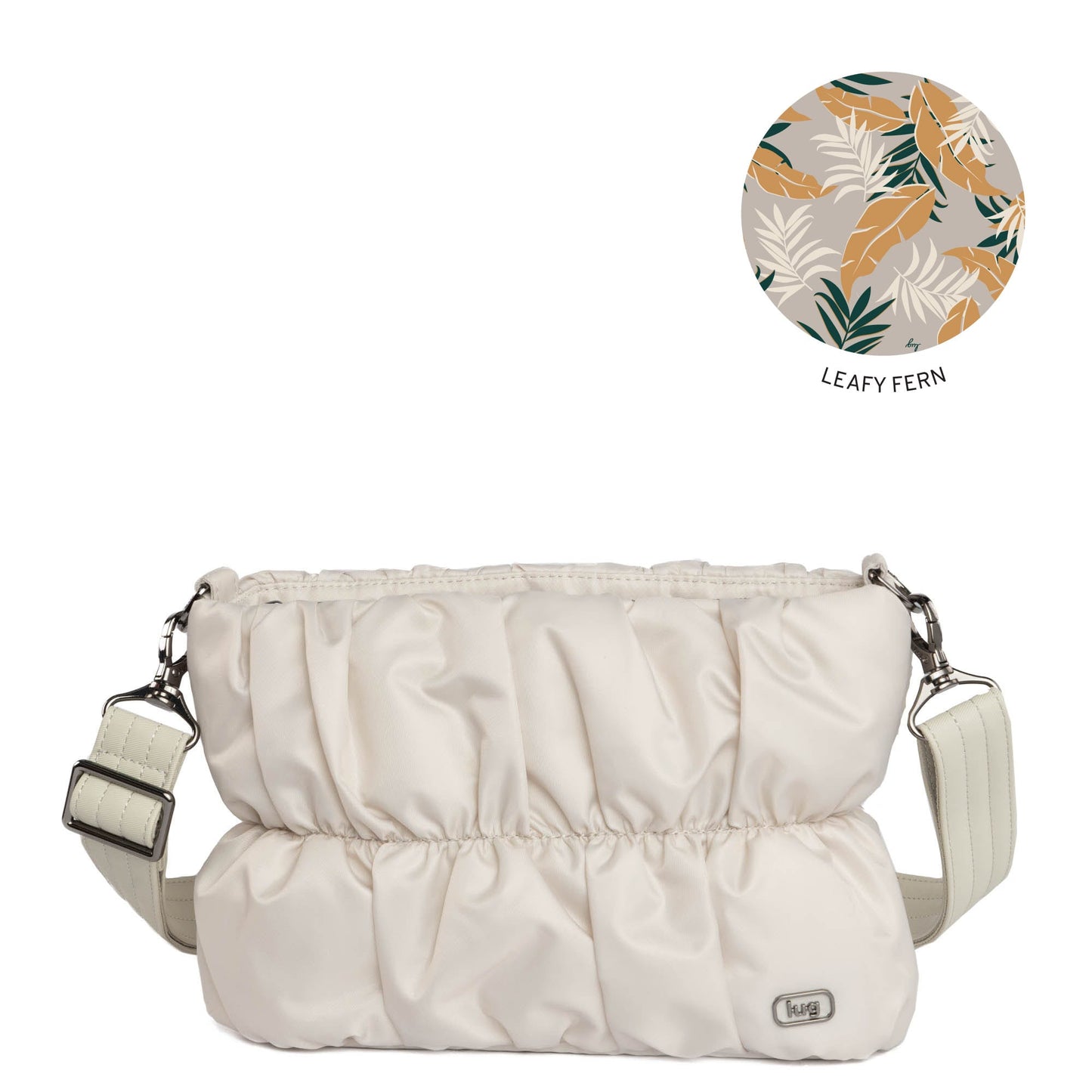 Flounce Ruched Crossbody Bag *Final Sale*