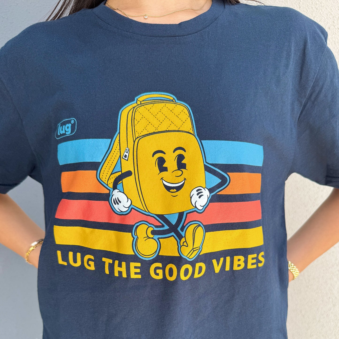 Good Vibes Navy Tee Shirt