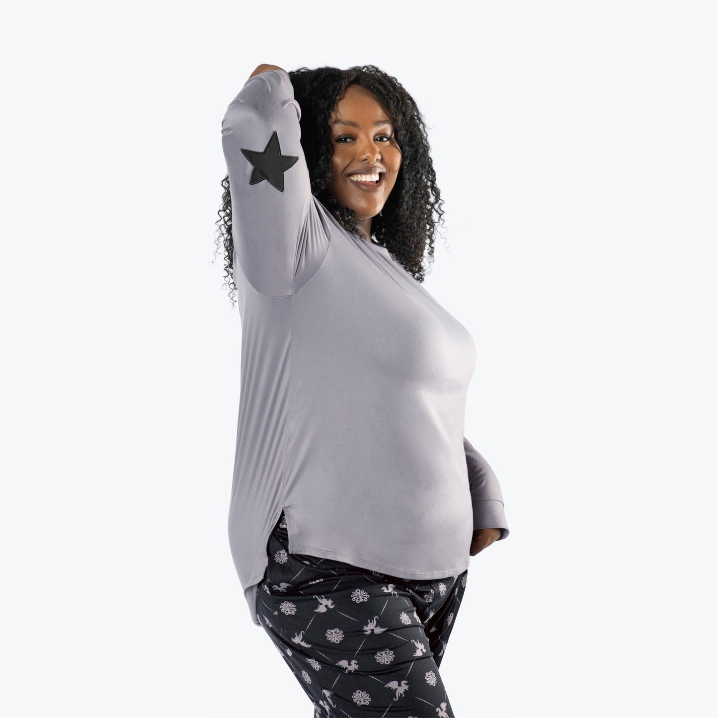 Jitterbug Long Sleeve Pajama Top