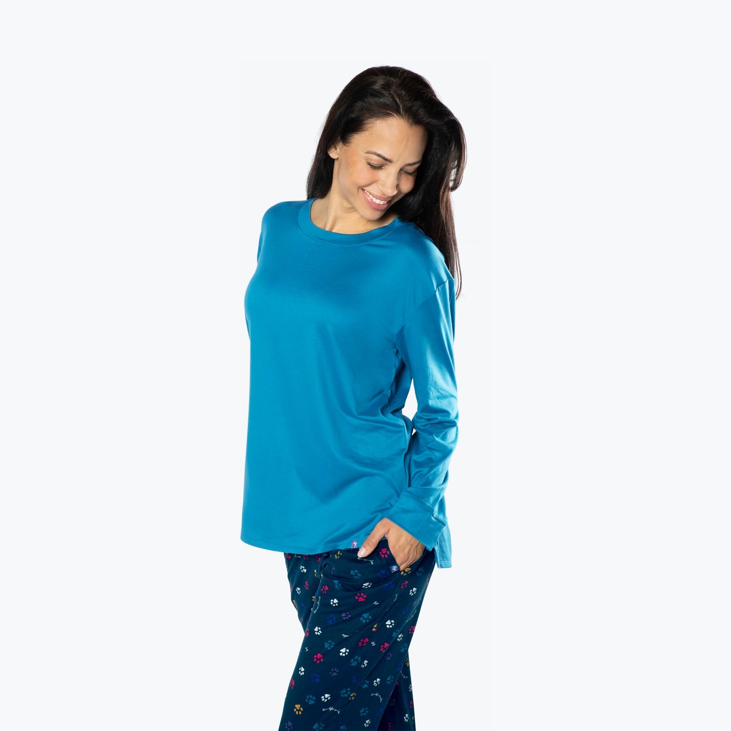 Jitterbug Long Sleeve Pajama Top