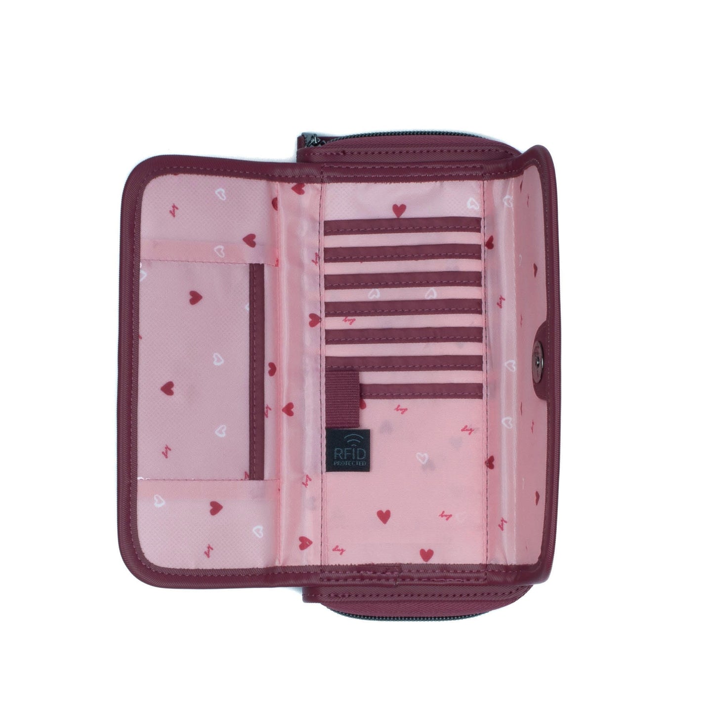 Kickflip Love Satin Luxe VL RFID Wallet *Final Sale*