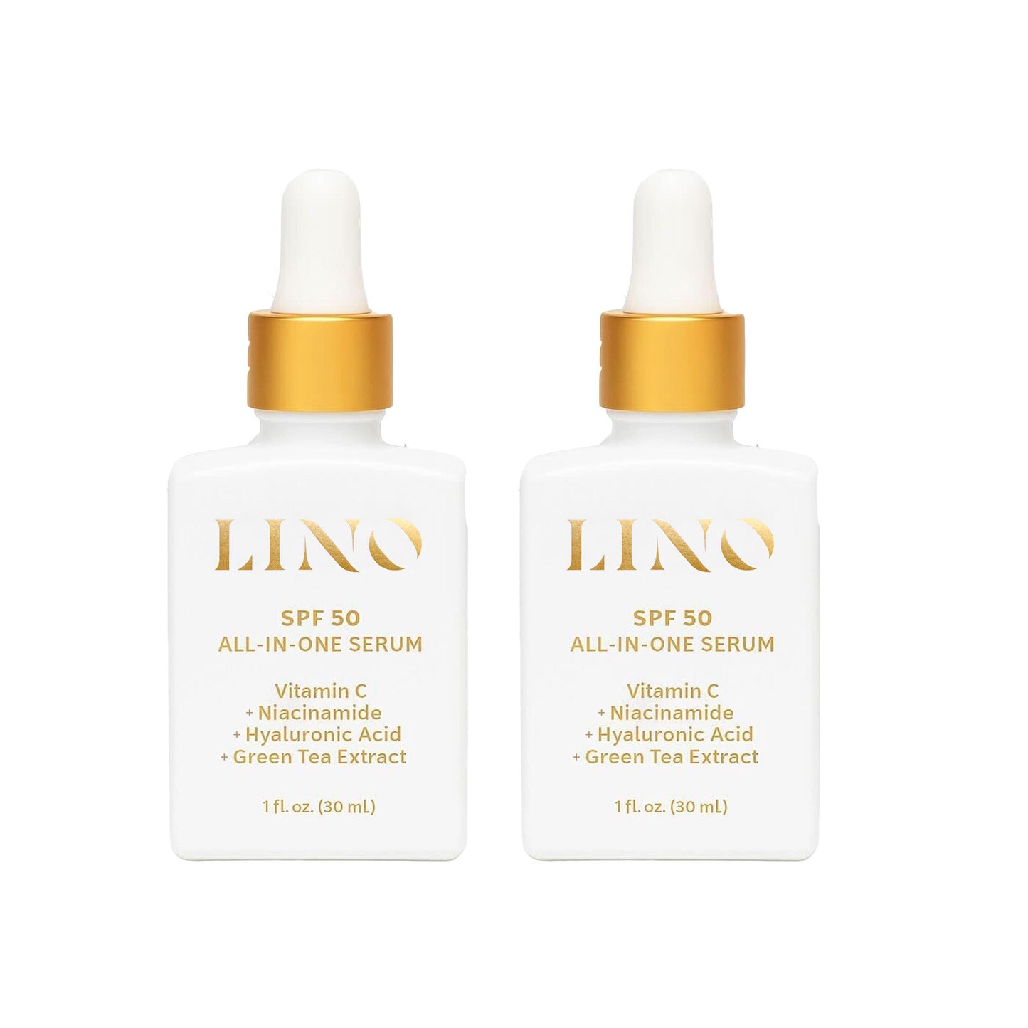 2-Pack Lino Cosmetics All-In-One Serum with SPF 50