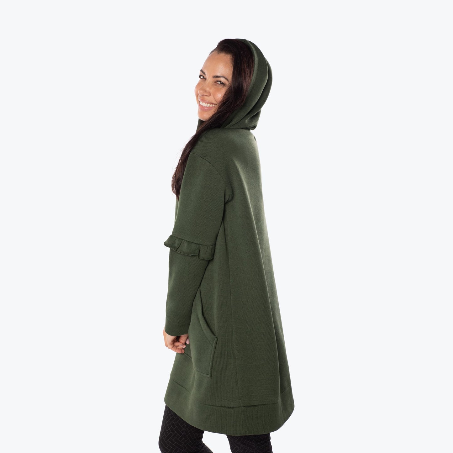 Peekaboo Sweater Fleece Tunic Hoodie *Final Sale*
