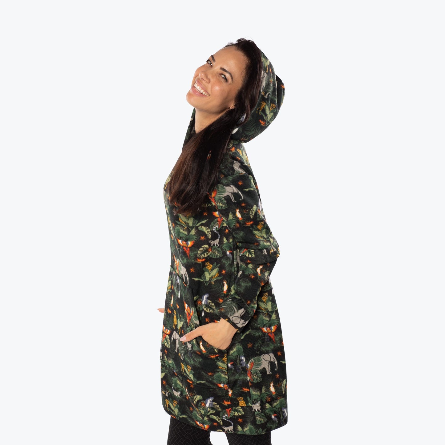 Peekaboo Sweater Fleece Tunic Hoodie *Final Sale*