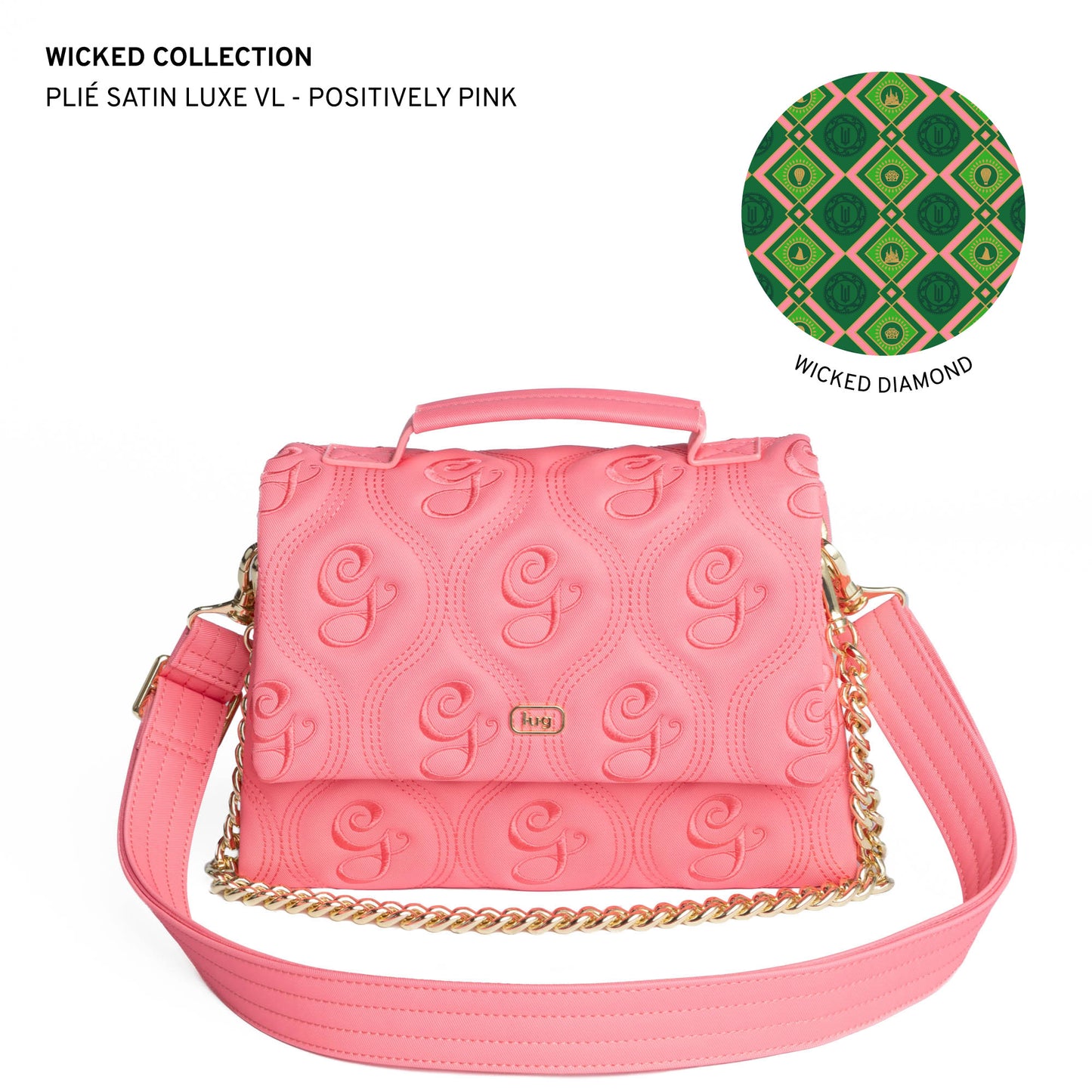 Wicked x Lug Plié Satin Luxe VL Crossbody Bag