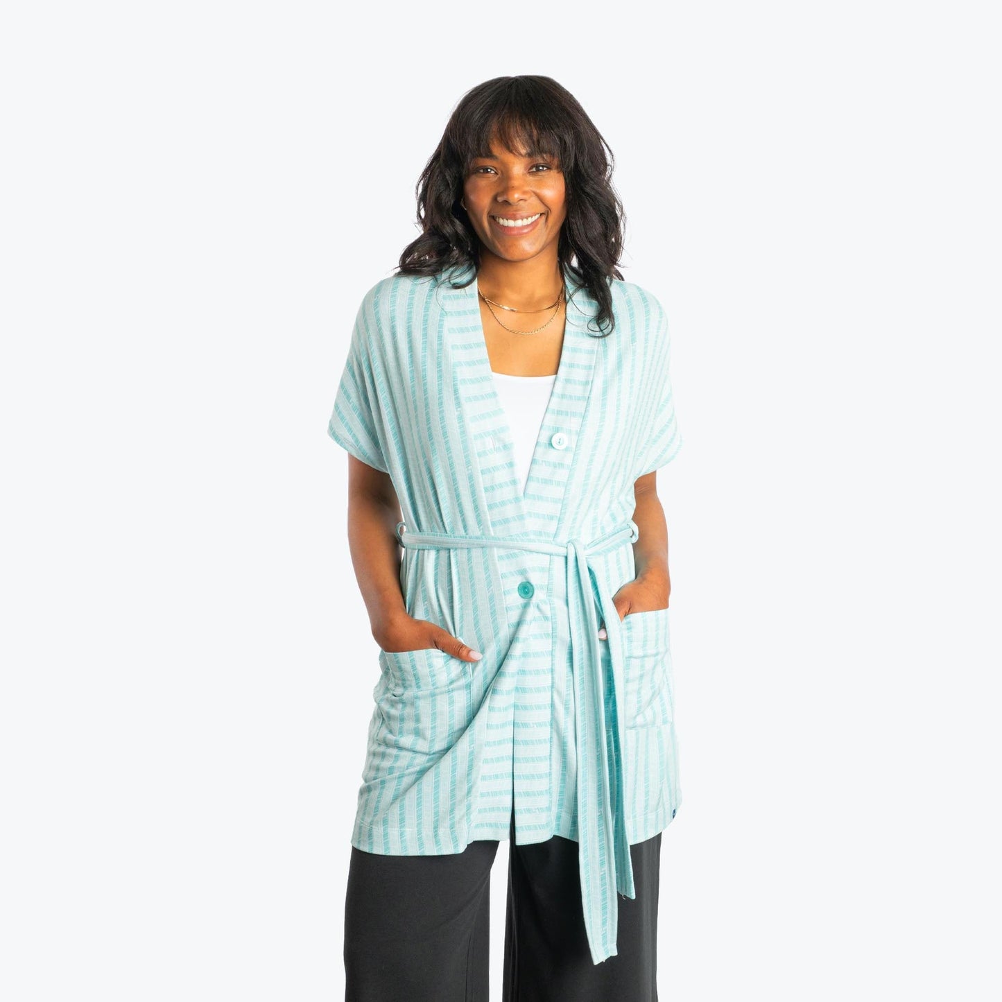 Sashay Lounge Wrap Vest *Final Sale*