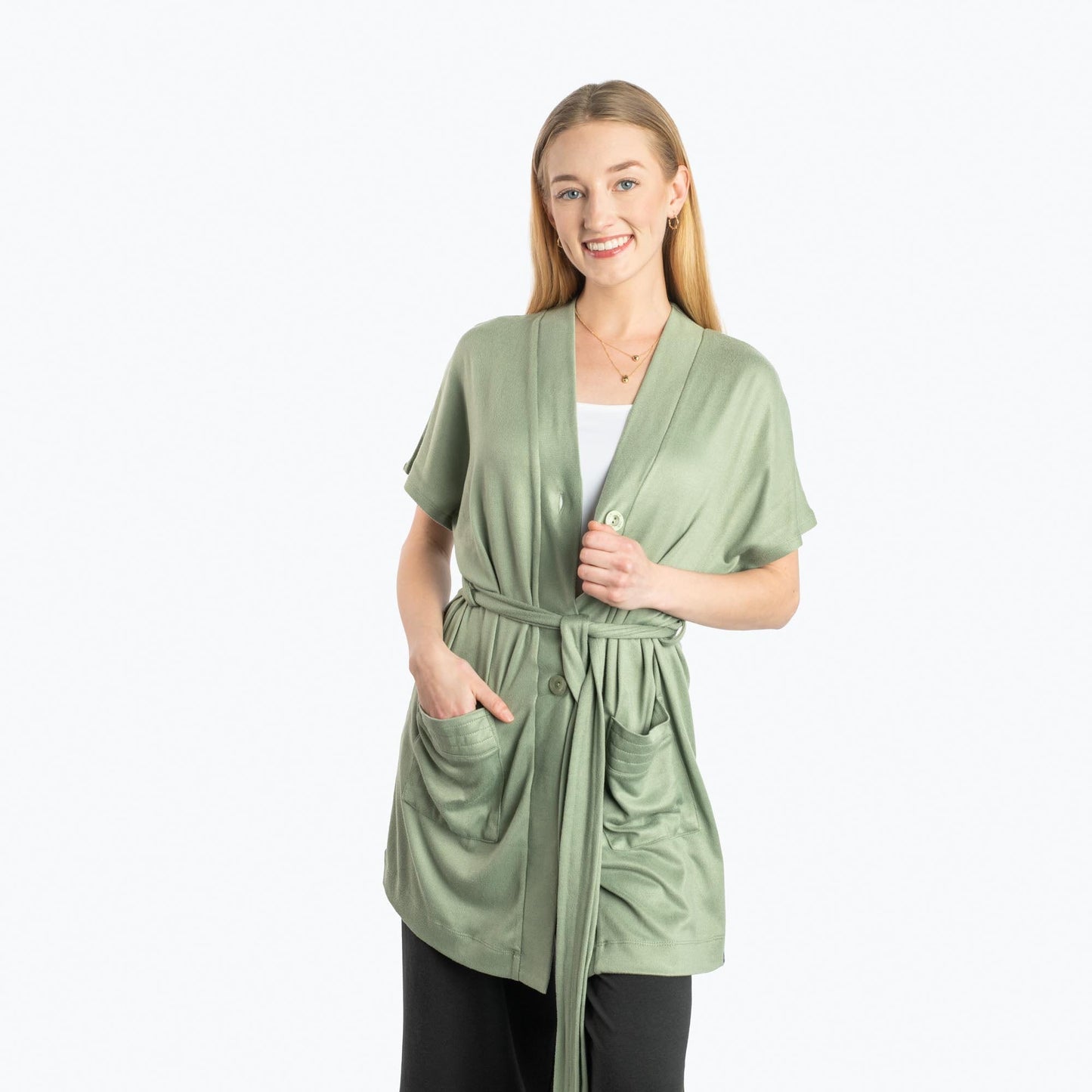 Sashay Lounge Wrap Vest *Final Sale*