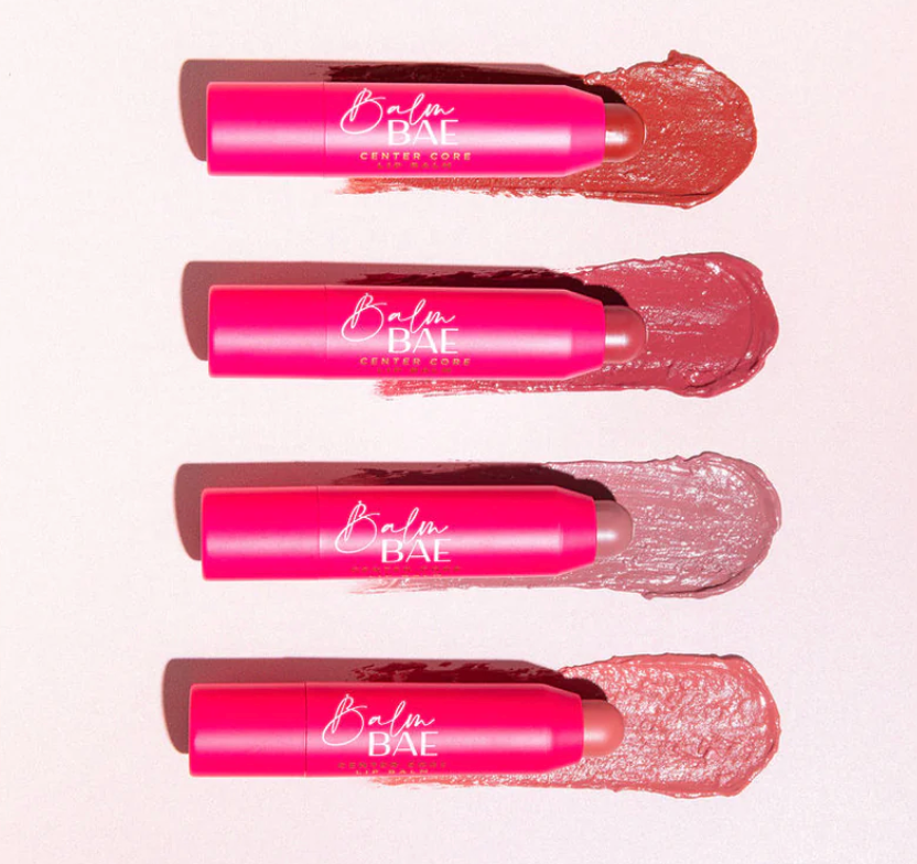 LWYA by Kim Gravel Balm Bae Center Core Lip Balm Quad